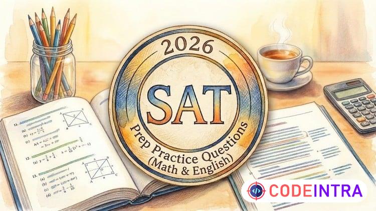 2026 Digital SAT Prep Practice Questions Math and English