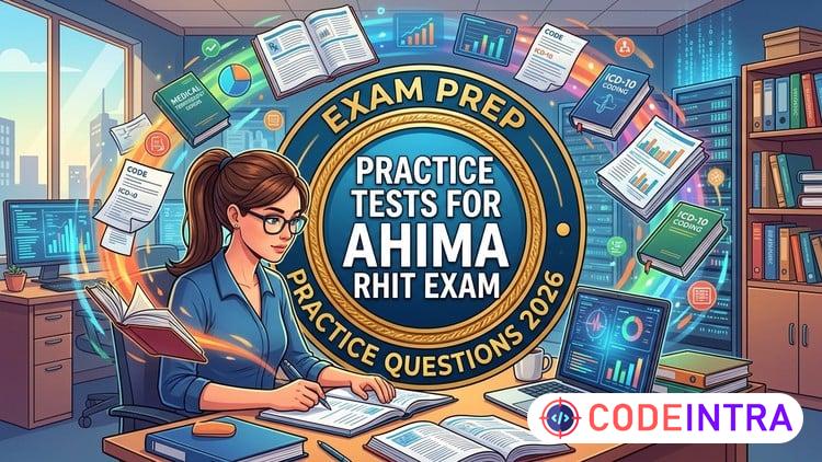 6 Full Length Practice Tests For AHIMA  RHIT Exam 2026