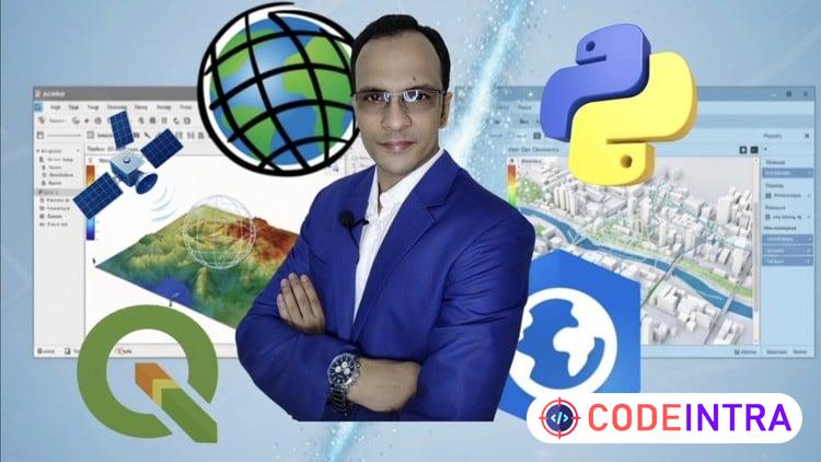 GIS Mega Course - ArcGIS vs ArcGIS Pro, Python, QGIS & RS