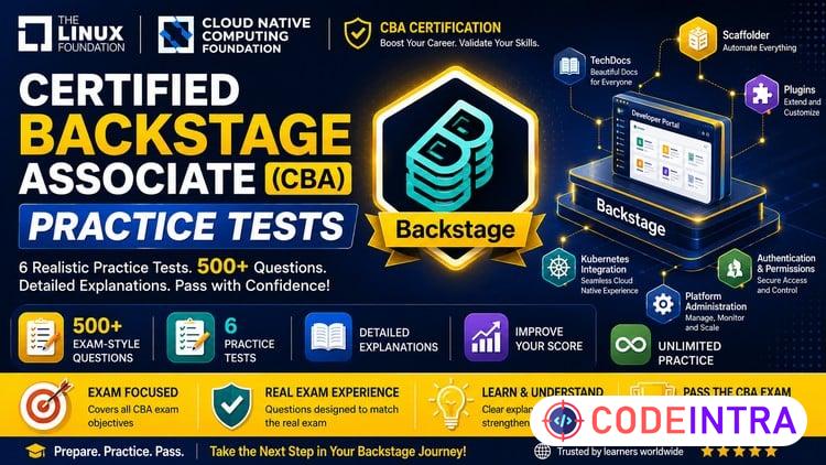 CBA - Certified Backstage Associate Practice Exams 2026