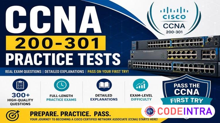 CCNA Practice Tests 2026 | 500+ Questions & Explanations
