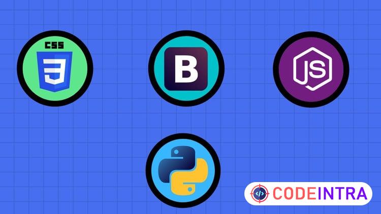 CSS, Bootstrap And JavaScript And Python Stack Course
