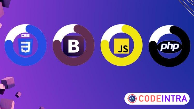 CSS, Bootstrap ,JavaScript, PHP Full Stack Crash Course