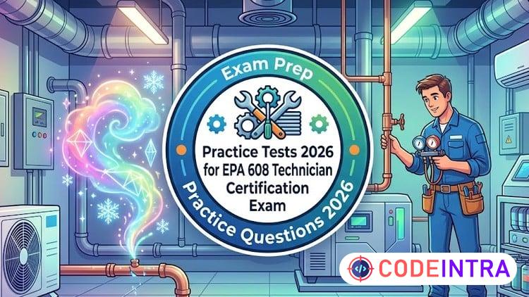 Practice Tests 2026 for EPA 608 Technician Certification