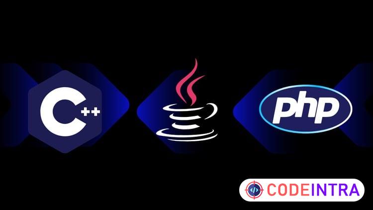 Java And C++ And PHP Crash Course All in One For Beginners
