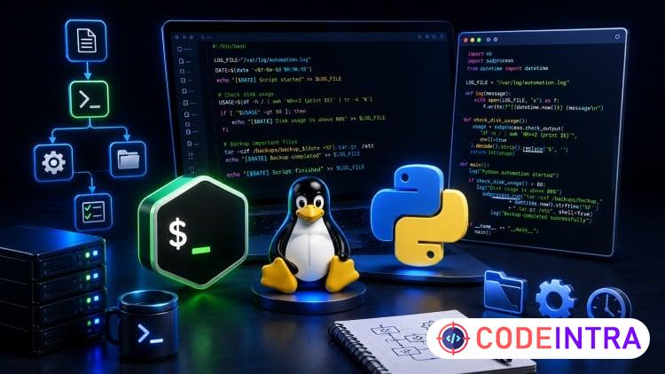 Linux Automation Unlocked: Master Bash & Python Scripting