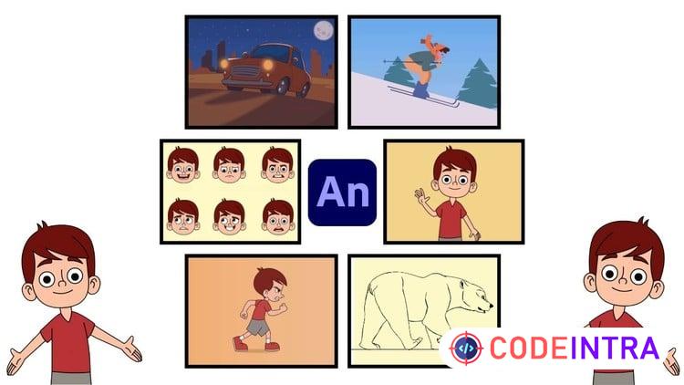 Mastering 2D Animation in Adobe Animate (Basic to Advance) - Codeintra