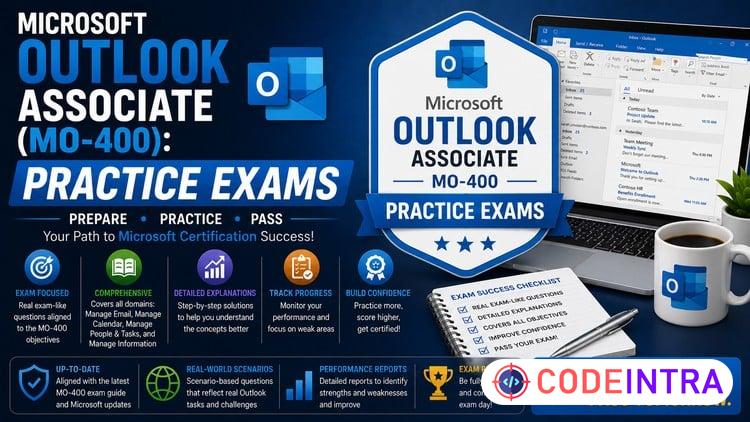 Microsoft Outlook Associate (MO-400): Practice Exams