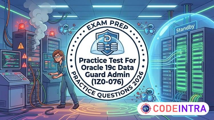 Practice Tests For Oracle 19c Data Guard Admin (1Z0-076)