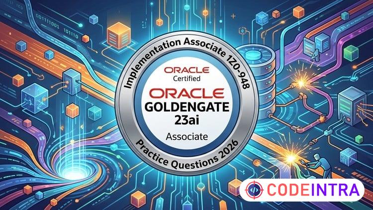 Oracle GoldenGate 23ai Implementation Associate 1Z0-948 Exam
