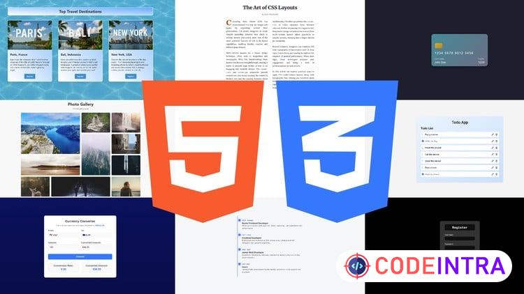 Web Project Workshop: 20+ HTML & CSS Websites in Action