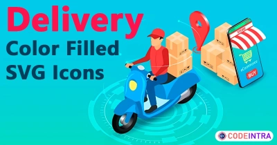 Delivery | Color Filled SVG Icons