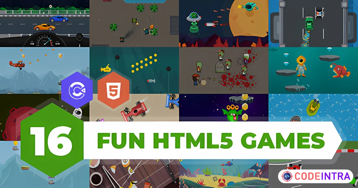 Product featured image 16 Games Bundle - HTML5 - Construct 3 - Codeintra