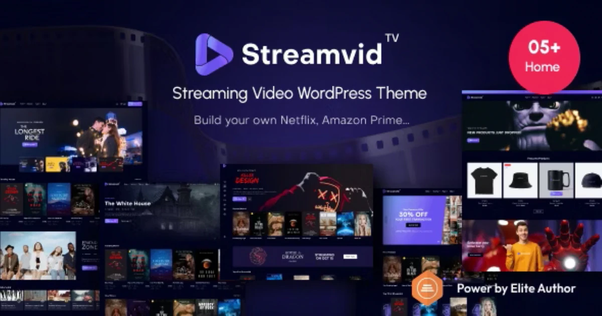 Premium StreamVid - Streaming Video WordPress Theme - Codeintra