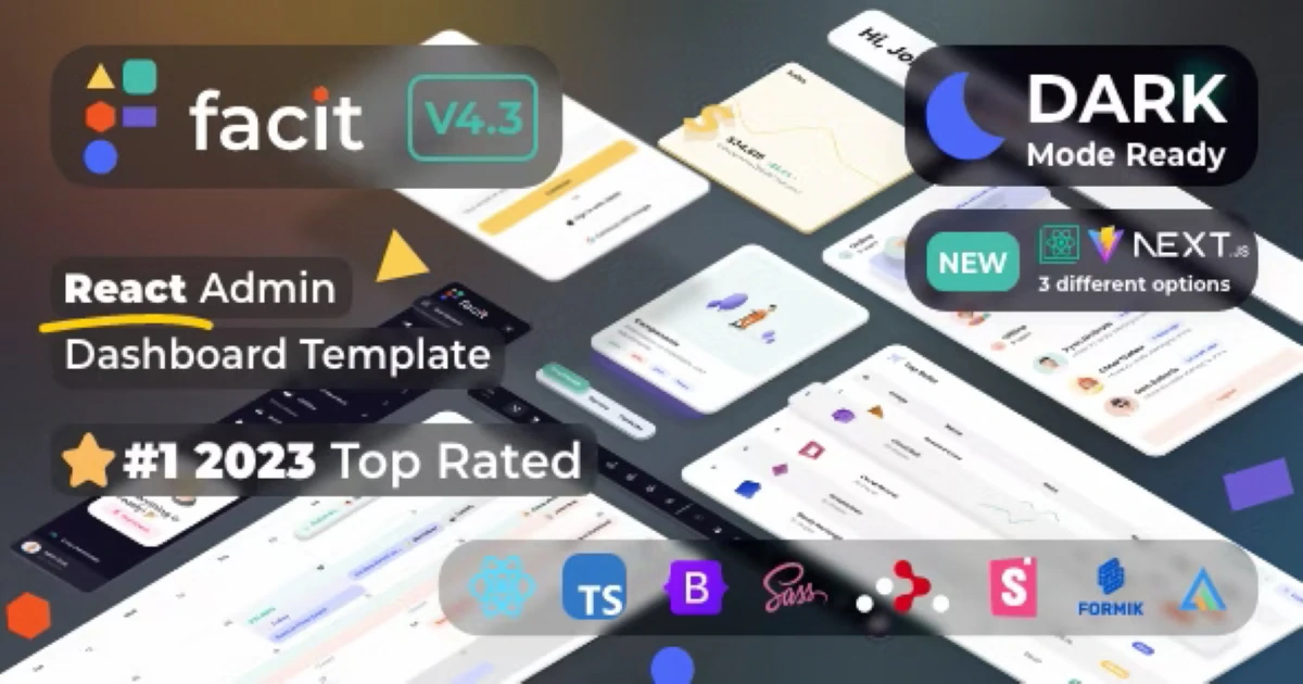 Facit React | React Admin Template - React JS - Codeintra