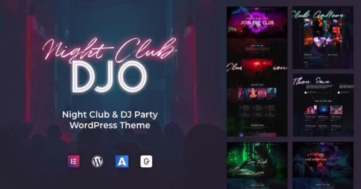 DJO - Night Club and DJ WordPress Premium Download - Codeintra