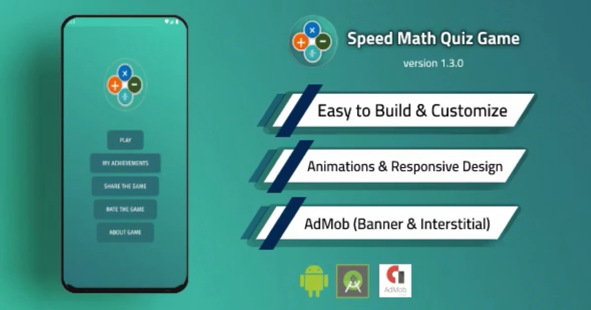 Fast Math Quiz Game Source Code with Admob and Unity - Codeintra