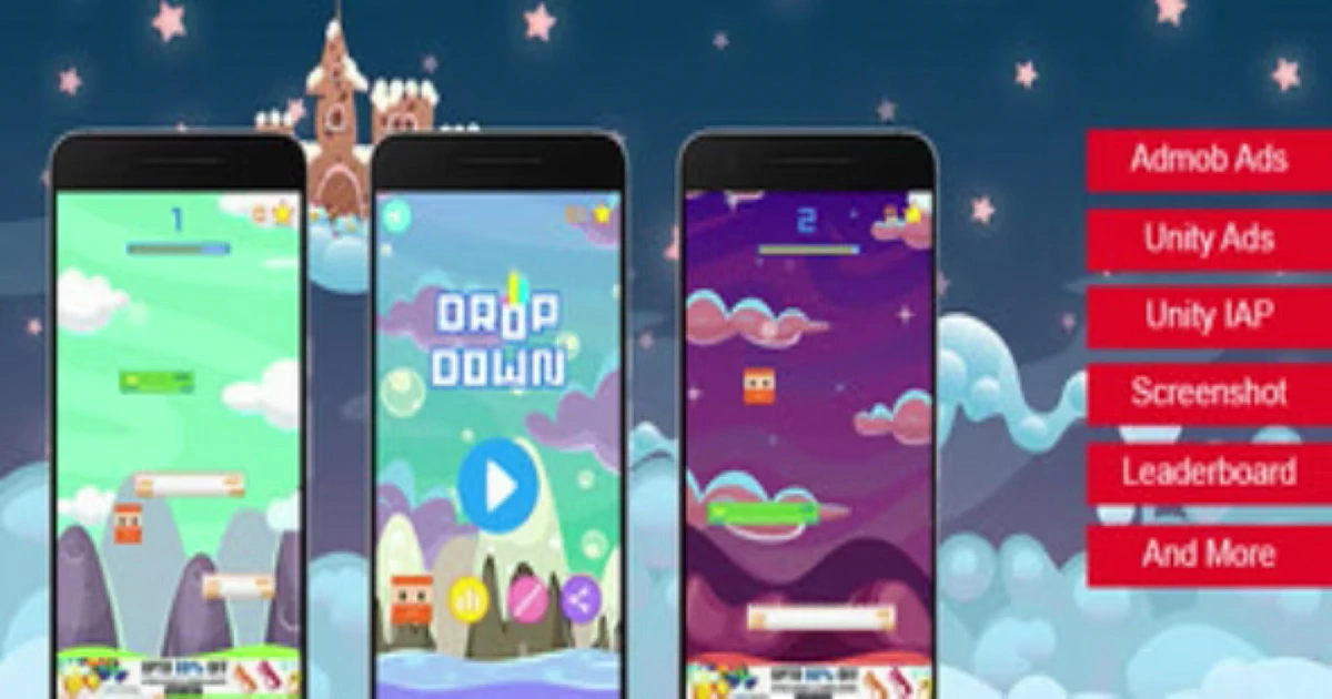 Drop Down - Unity Game Source Code GPL Premium Download - Codeintra