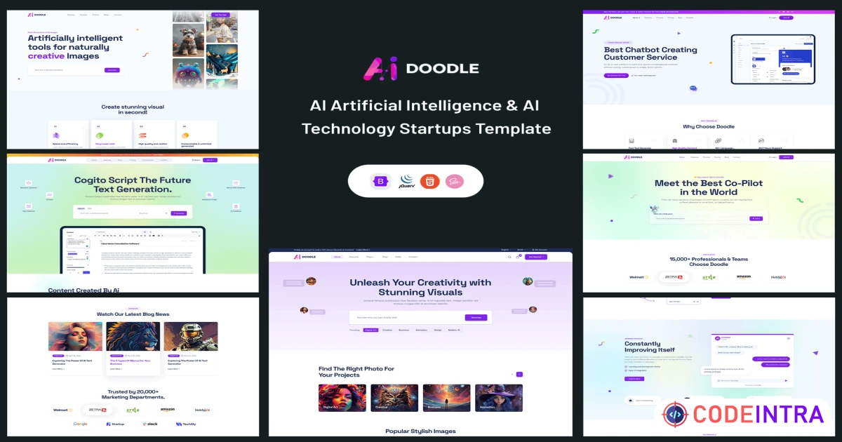 Product featured image AI Artificial Intelligence & AI Technology Startup - Codeintra