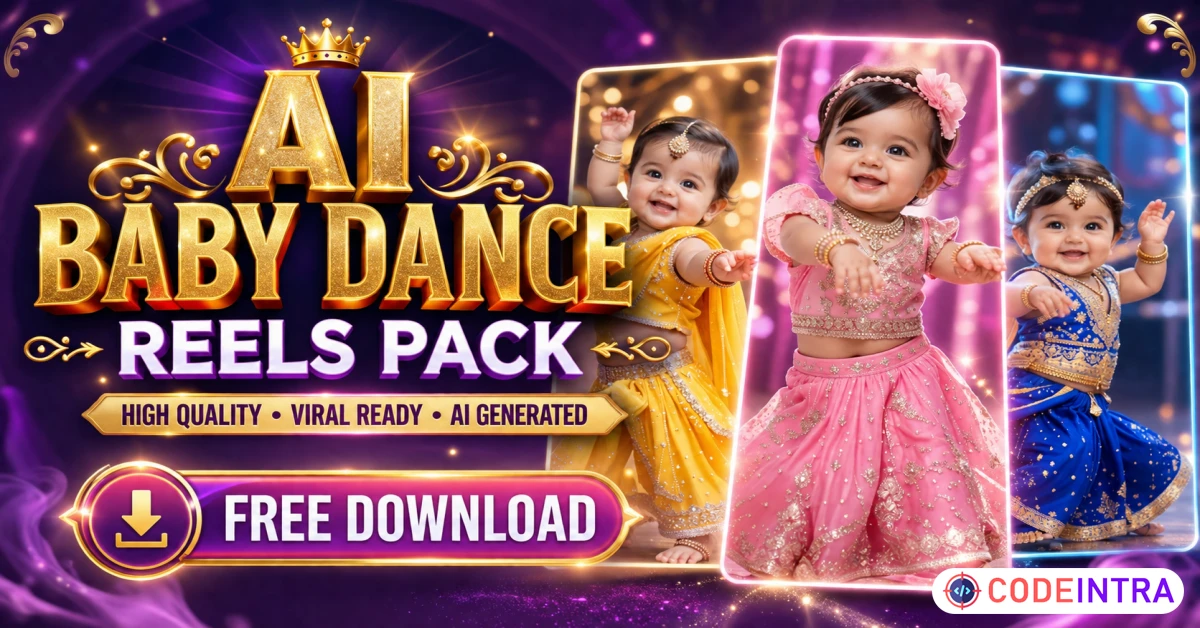 Product featured image AI Baby Dance Reels Pack | Ready-to-Post Videos - Codeintra