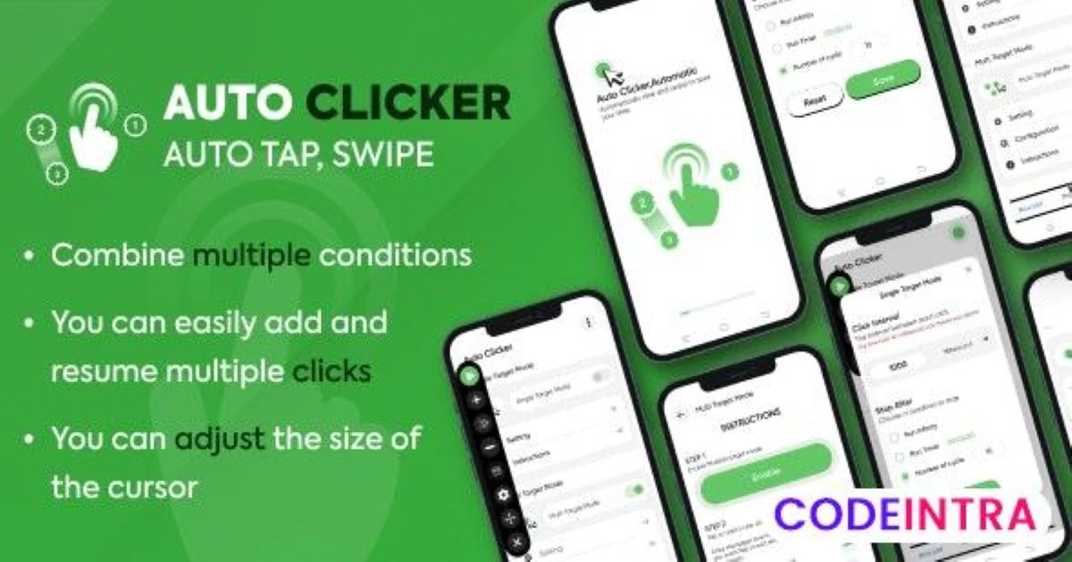 Auto Clicker - Automatic tap - Auto Tapper: Auto S - Codeintra