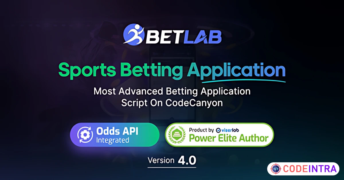 Product featured image BetLab - Sports Betting Platform - Codeintra