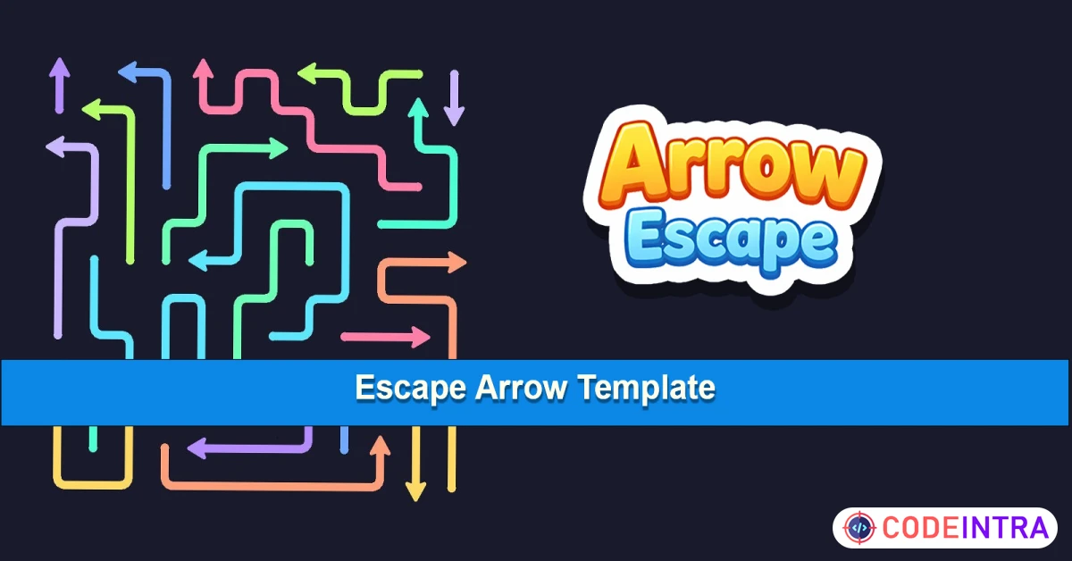 Product featured image Color Arrow Escape - Complete Game Template - Codeintra