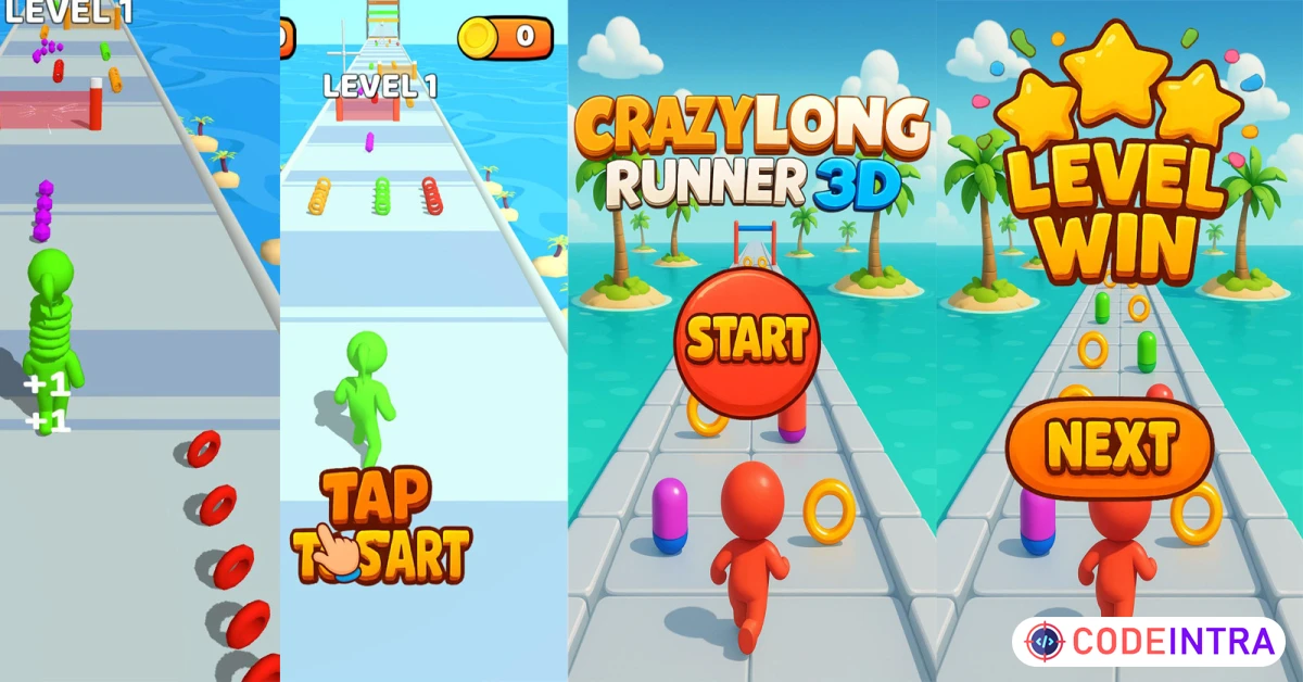 Product featured image Crazy Long Runner Hyper Casual Mobile Game
 - Codeintra