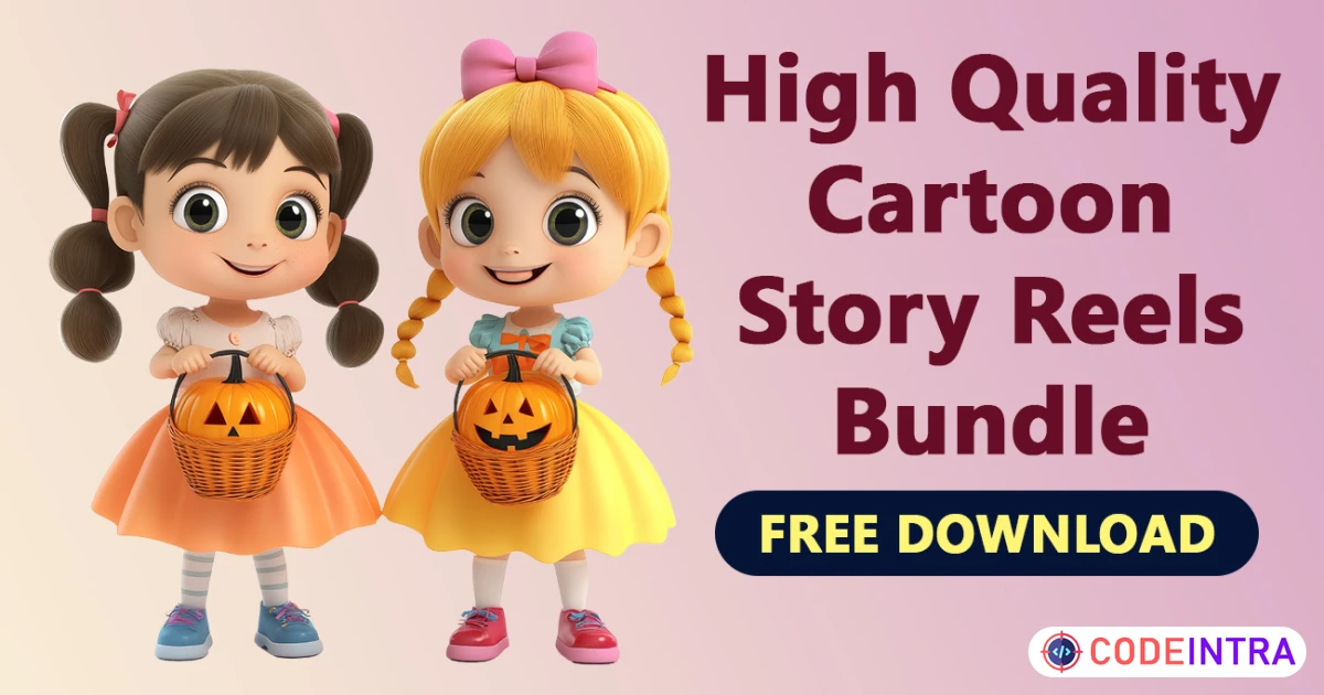 Product featured image High Quality Cartoon Story Reels Bundle - Codeintra