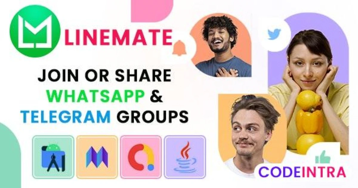 LineMate- Unlimited WhatsApp & Telegram Groups Lin - Codeintra