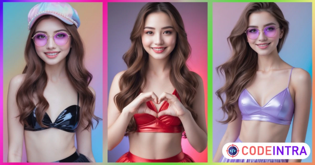 Product featured image Luxury Girl AI HD Image Pack: 100+ Photos, Banners, & Profile Pics for Social Media - Codeintra