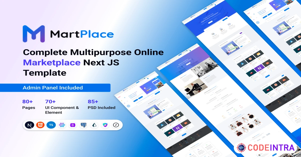 Product featured image MartPlace – Multipurpose Marketplace Template - Codeintra