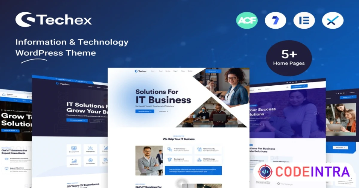 Techex - IT Solutions & Technology WordPress Theme - Codeintra