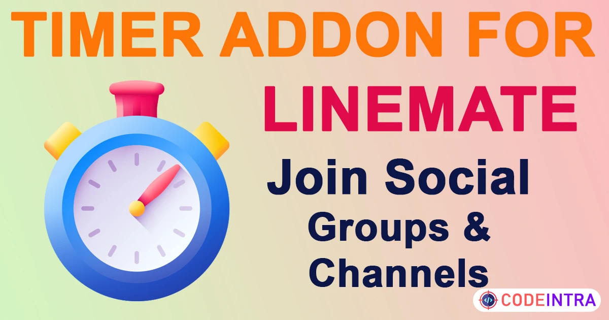 Product featured image Timer Addon For LineMate Social Media Groups - Codeintra