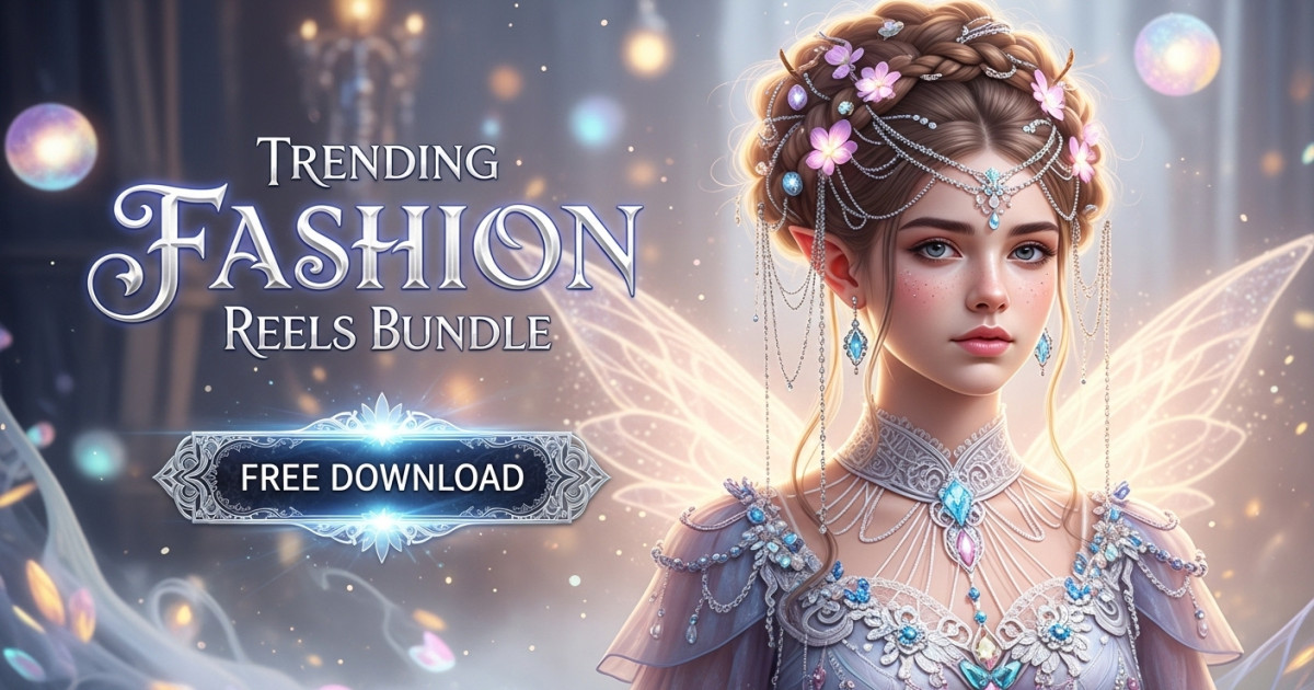 Product featured image Beautiful Girl Fashion Reels Bundle for TikTok & YouTube - Codeintra