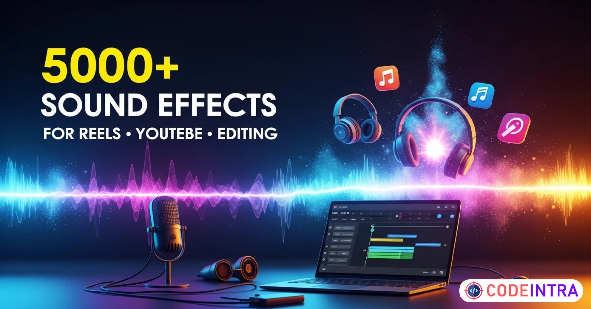 Product featured image Trending & Viral Sound Effects Bundle 2026 – 3000+ - Codeintra