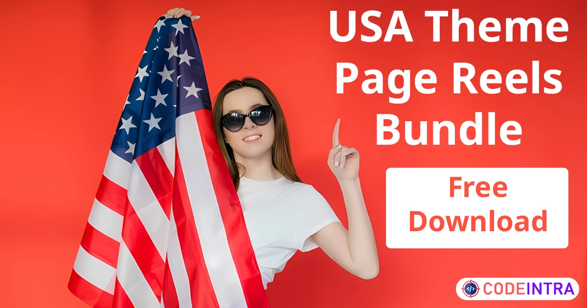 Product featured image USA Theme Page Reels Bundle 4K - Codeintra
