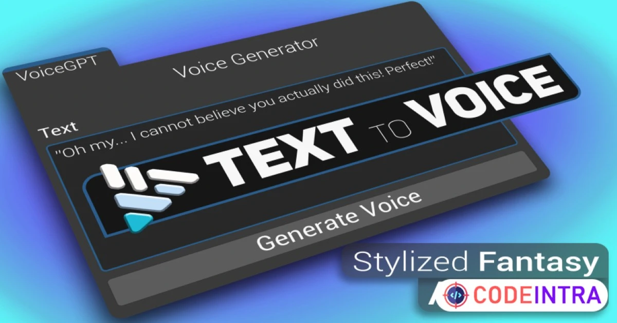 Product featured image VoiceGPT | Generative AI | Unity Assets Premium Download - Codeintra