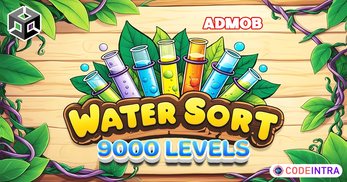 Water Sort Unity Source Code – 9000 Levels Premium - Codeintra