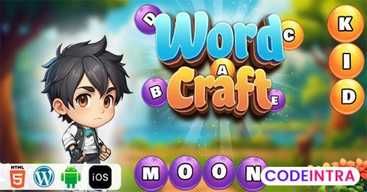 Word Craft - HTML5 Construct3 Game - Codeintra