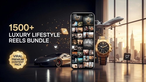 1500+ Luxury Lifestyle Reels Bundle – Viral Rich Lifestyle