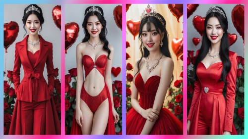 🔥 50+ AI-Generated Valentine’s Girl Pics for Social Media Monetization! 💃🌹
