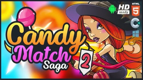 Candy Match Saga 2 HTML5 Game Construct 3 Trending Game