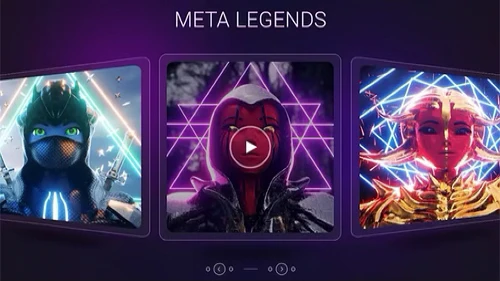 MetaPortal - NFT Portfolio and Cool Landing React Page