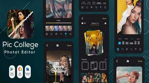 Grid Photo Collage Maker Quick - PicCollage Photo Edit