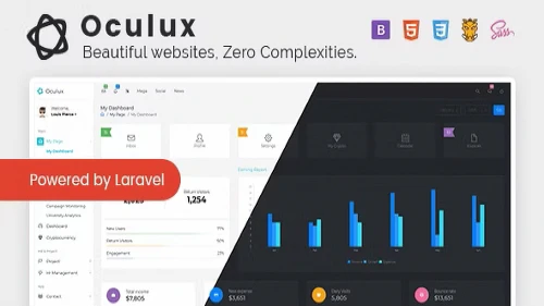 Oculux UI - Laravel Admin Dashboard Responsive Template