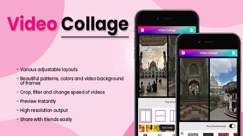 Video Collage | iOS App | Swift | AdMob Ads Support