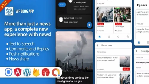 News Mobile App for WordPress | Android | Ionic 6 App