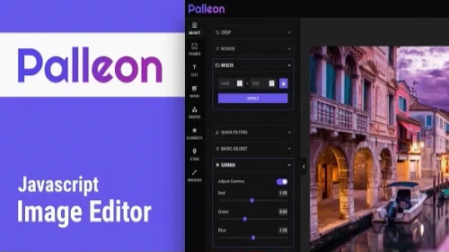 Premium Palleon - Javascript Image Editor Responsive