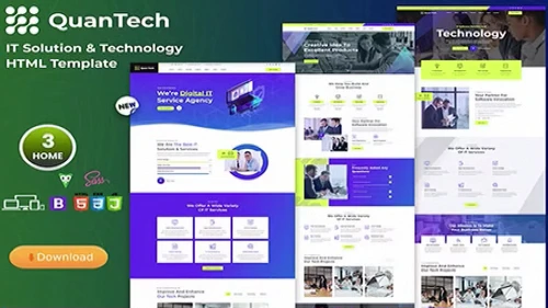 Premium IT Solutions & Technology HTML Modern Template